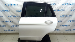 Complete rear left door for Mercedes GLC 16-22 SUV, keyless, tinted, white 149, glued