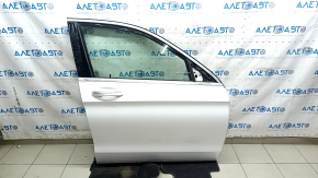 Front right door assembly for Mercedes GLC 16-22 SUV, white 149, keyless, glued