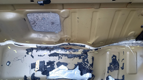 Tesla Model X 16-21 trunk trough on the body, dented, torn