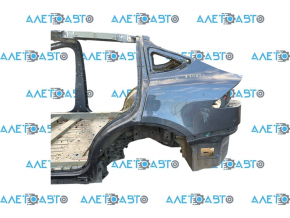 Tesla Model X 16-21 PMNG graphite rear left quarter wing, on the body, bumpers