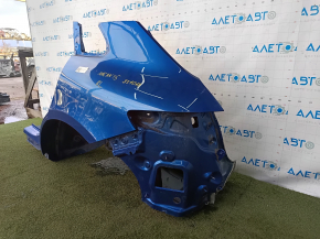 Quarter wing rear left Porsche Macan 15-24 on the body, blue, pokes