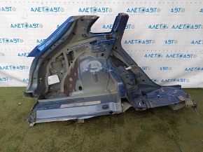 Quarter wing rear left Porsche Macan 15-24 on the body, blue, pokes