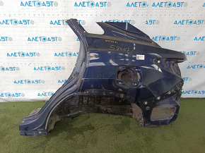 Quarter wing rear left Lexus RX350 RX450h 16-22 under BSM, blue, with central pillar dented