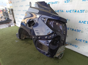 Quarter wing rear left Lexus RX350 RX450h 16-22 under BSM, blue, with central pillar dented