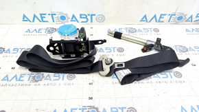 Mazda CX-5 17-25 black driver's seat belt with tensioner, detonated squib