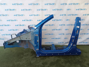 Front left quarter panel of a 19-21 Hyundai Tucson, blue
