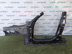 Front left quarter panel for BMW X3 G01 18-24, black