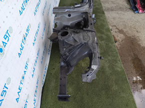 Front left quarter panel of an Audi A4 B9 17-20 on the body, graphite