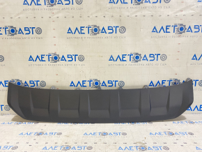 Front bumper center lip, black, for Audi Q7 16-19