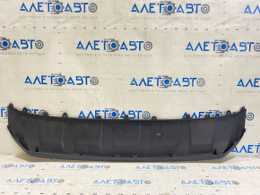 Front bumper center lip, black, for Audi Q7 16-19