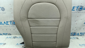 Mercedes GLC 16-22 rear seat backrest, 2nd row, right, beige leather, white stitching, perforation, heated, cleanable