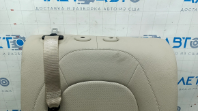 Mercedes GLC 16-22 rear seat backrest, 2nd row, left, beige leather, white stitching, perforation, heated, with belt, for cleaning