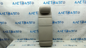Rear seat backrest-armrest, 2nd row, central, Mercedes GLC 16-22, beige leather, white stitching, with headrest, for cleaning