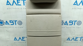 Rear seat backrest-armrest, 2nd row, central, Mercedes GLC 16-22, beige leather, white stitching, with headrest, for cleaning