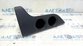 Cup holders for Toyota Avalon 13-18, black leather, without backlight