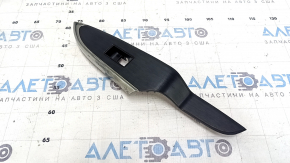 Rear right window lift control trim for Toyota Avalon 13-18, black with chrome, without backlight