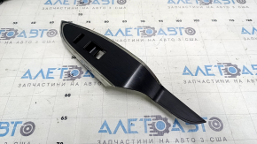 Front right window lift control trim for Toyota Avalon 13-18, black with chrome, without backlight