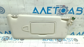 Right sun visor for Mercedes GLC 16-22, beige, without hook, for cleaning