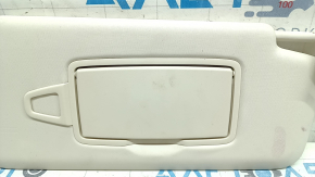 Right sun visor for Mercedes GLC 16-22, beige, without hook, for cleaning