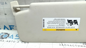 Right sun visor for Mercedes GLC 16-22, beige, without hook, for cleaning