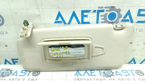 Left sun visor for Mercedes GLC 16-22, beige, without hook, for cleaning