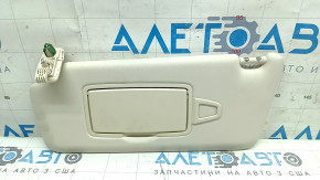 Left sun visor for Mercedes GLC 16-22, beige, without hook, for cleaning