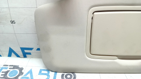 Left sun visor for Mercedes GLC 16-22, beige, without hook, for cleaning