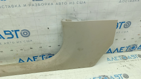 Front left door sill trim for Mercedes GLC 16-22, beige, scratches, needs cleaning