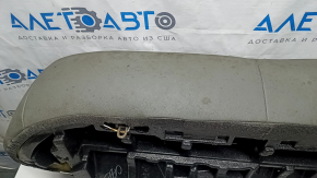 Hyundai Sonata 11-15 rear seat cushion, combination cloth and gray leather, dry-cleanable, dented