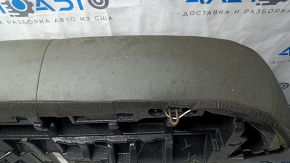 Hyundai Sonata 11-15 rear seat cushion, combination cloth and gray leather, dry-cleanable, dented