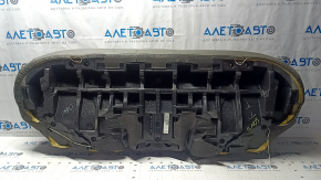 Hyundai Sonata 11-15 rear seat cushion, combination cloth and gray leather, dry-cleanable, dented
