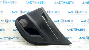 Door trim panel rear right Toyota Camry v70 18-23 black with black plastic insert, rubber armrest, with handle, scratches
