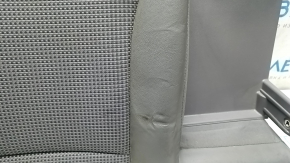 Right rear seat backrest for Hyundai Sonata 11-15, combined cloth and gray leather, dry-cleanable, dented, worn leather