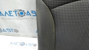Left rear seat backrest for Hyundai Sonata 11-15, combined cloth and gray leather, dry-cleanable