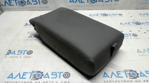 Rear seat back armrest for Hyundai Sonata 11-15, gray leather, dry-cleanable, dented, cracked leather