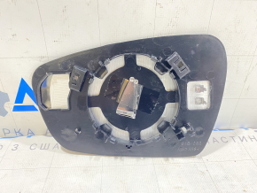 Left mirror element for Kia Forte 4d 2014-2016 pre-restyling, heated, convex