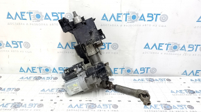 The electric power steering column of a Mazda 6 14-17 USA has broken mounts and broken connectors.