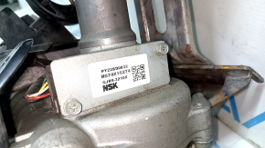 The electric power steering column of a Mazda 6 14-17 USA has broken mounts and broken connectors.