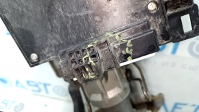The electric power steering column of a Mazda 6 14-17 USA has broken mounts and broken connectors.