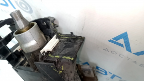 The electric power steering column of a Mazda 6 14-17 USA has broken mounts and broken connectors.