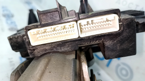 The electric power steering column of a Mazda 6 14-17 USA has broken mounts and broken connectors.