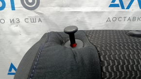 Right rear seat backrest for Nissan Leaf 13-17, black cloth, scratches