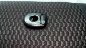 Right rear seat backrest for Nissan Leaf 13-17, black cloth, scratches