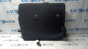 Left rear seat backrest for Nissan Leaf 13-17, black cloth, with belt