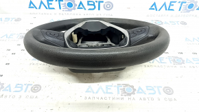 Naked steering wheel for Toyota Camry v70 18-24 black rubber, with buttons and trim, needs cleaning, corrosion