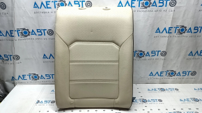 Left rear seat backrest for VW Passat b7 12-15 USA, beige leather