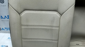 Right rear seat backrest VW Passat b7 12-15 USA beige leather, dry cleanable