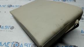 Rear seat back armrest for VW Passat b7 12-15 USA, beige leather, dry-cleanable, scratched