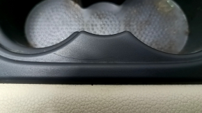 Rear seat back armrest for VW Passat b7 12-15 USA, beige leather, dry-cleanable, scratched