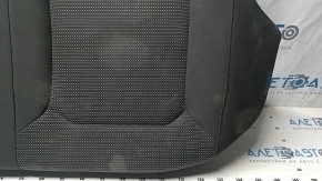 Rear seat cushion for VW Passat b8 16-19 USA, black fabric, black stitching, worn, dry cleanable